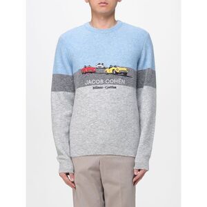 Jacob Cohen Sweater Men Gnawed Blue